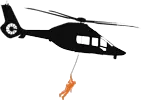 Hélico Airbus H160 pour défense/secourisme avec un homme suspendu. helico-airbus-h160-defense-secourisme