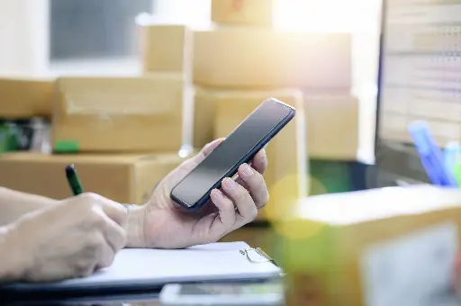 Appli mobile Keep Control Un smartphone