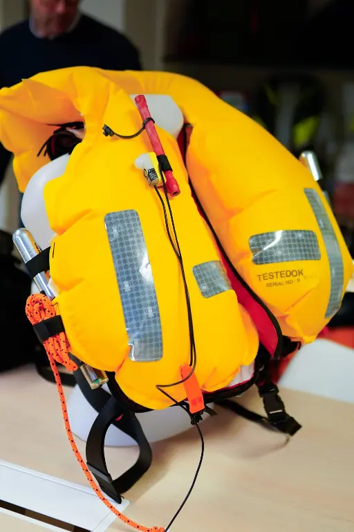 Révision gilet de sauvetage Gilet de sauvetage gonflé