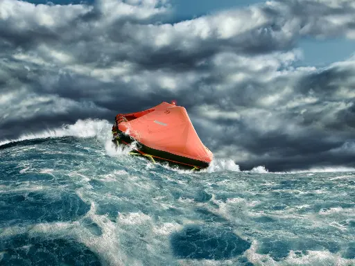 Radeaux de survie Radeau dans la tempête