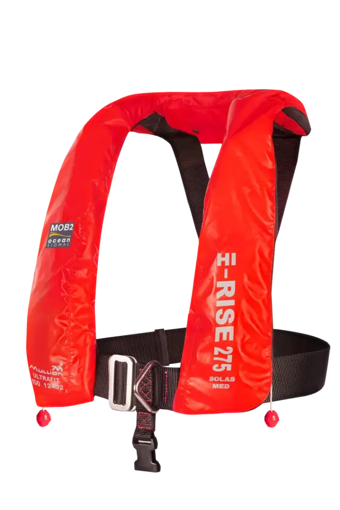 MULLION - Gilet de sauvetage Hi-rise 275 N Ultra fit Wipe Clean avec balise MOB2