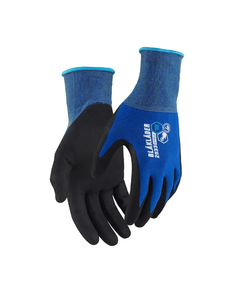 BLAKLADER - Gants de travail tactiles enduits en nitrile microporeux ESD