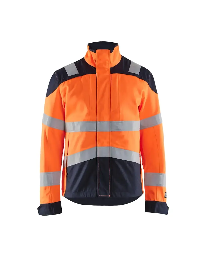 BLAKLADER - Veste Multinormes inhérent - Orange fluo/Marine