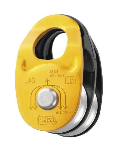 [P45] PETZL - Poulie double à haut rendement JAG