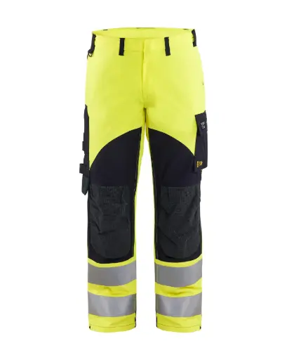 BLAKLADER - Pantalon multinormes inhérent - Jaune fluo/Marine